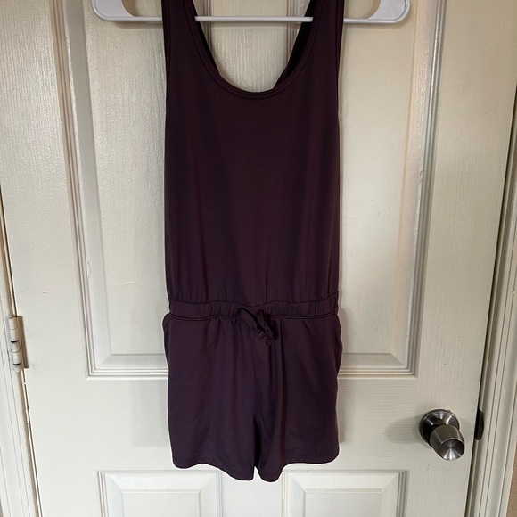 Abercrombie & Fitch Sleeveless Traveler Romper in Purple/Gray Size 13/14 - Picture 9 of 9